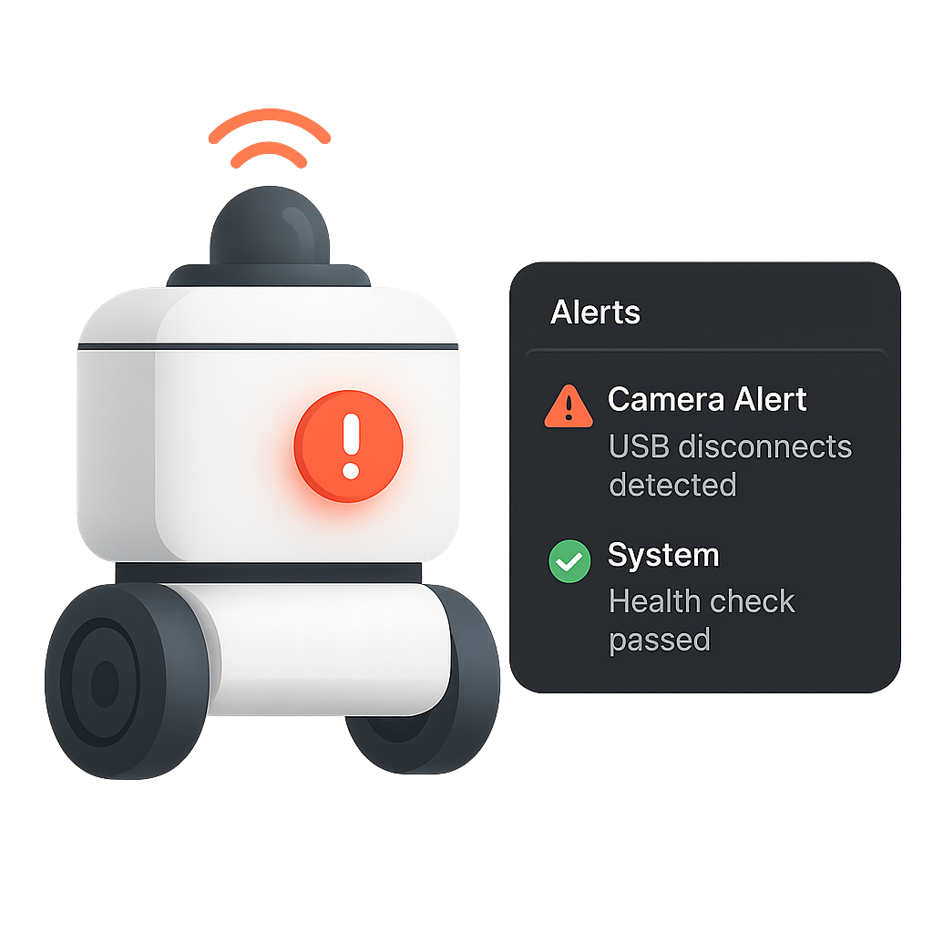 Robot with Real-time Live Alerts